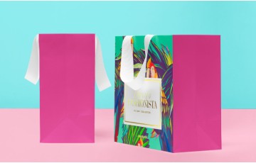 Quy trình sản xuất in túi giấy shop thời trang cao cấp